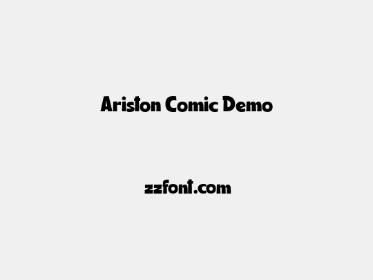 Ariston Comic Demo
