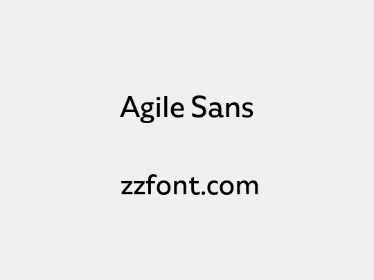 Agile Sans
