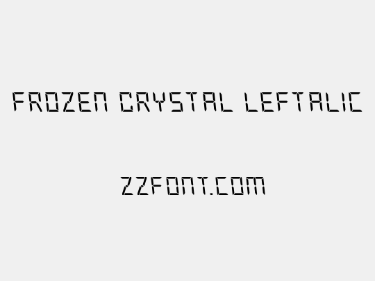 Frozen Crystal Leftalic