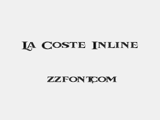 La Coste Inline