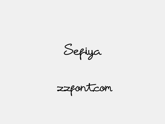Sefiya