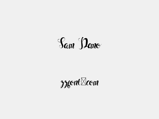 Sam Demo