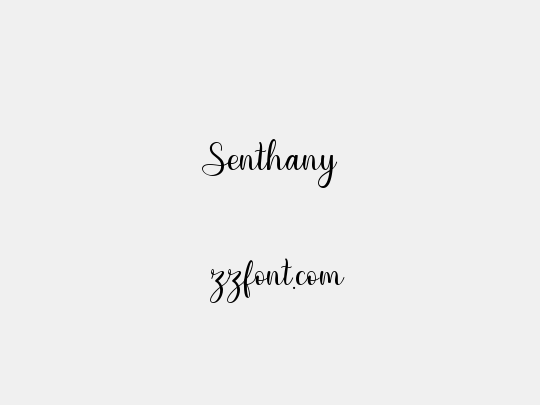 Senthany