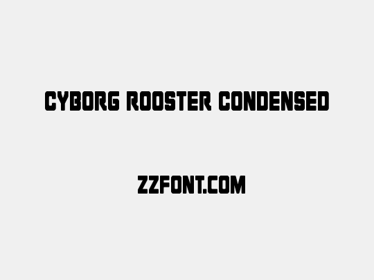 Cyborg Rooster Condensed