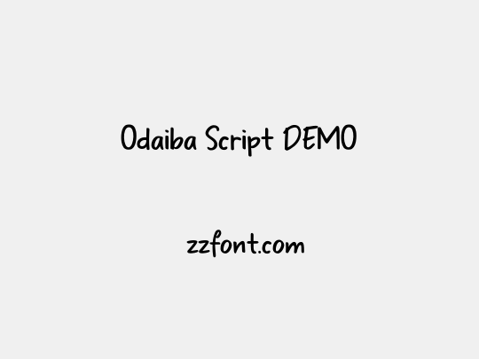 Odaiba Script DEMO
