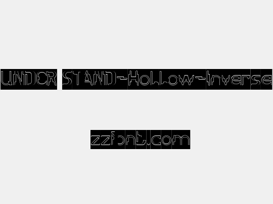 UNDER STAND-Hollow-Inverse