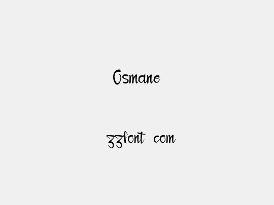 Osmane