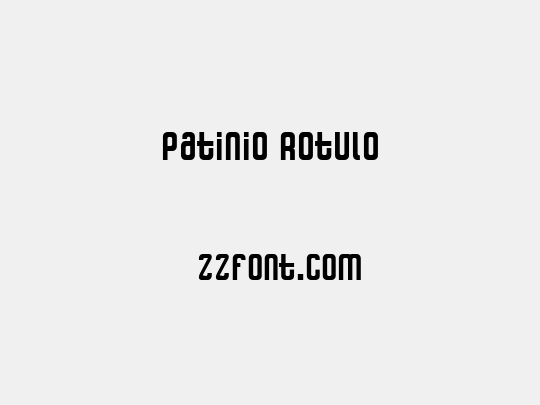 Patinio Rotulo