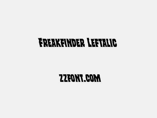Freakfinder Leftalic