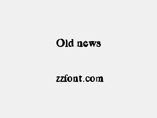 Old news