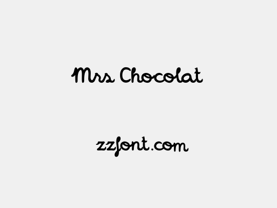 Mrs Chocolat
