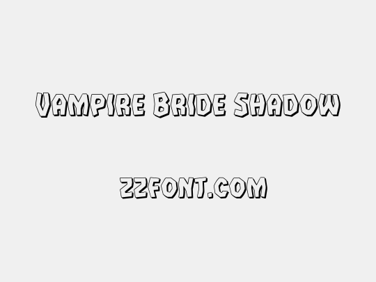 Vampire Bride Shadow
