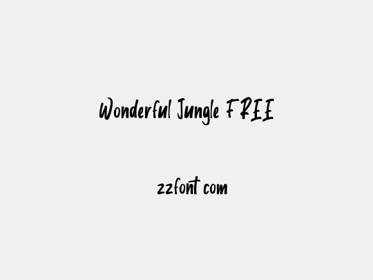Wonderful Jungle FREE