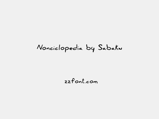 Nonciclopedia by Sabaku