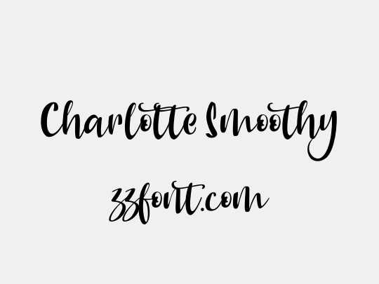 Charlotte Smoothy