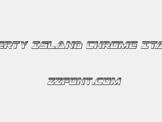 Liberty Island Chrome Italic
