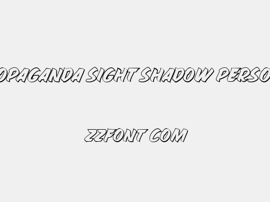 PROPAGANDA SIGHT SHADOW PERSONA