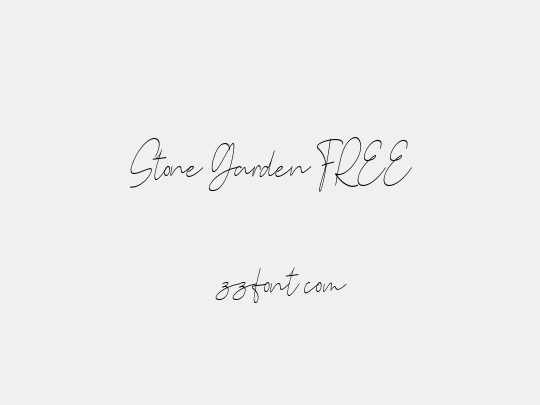 Stone Garden FREE