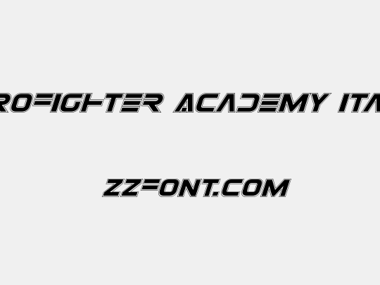 Eurofighter Academy Italic