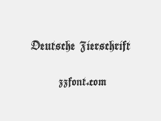 Deutsche Zierschrift
