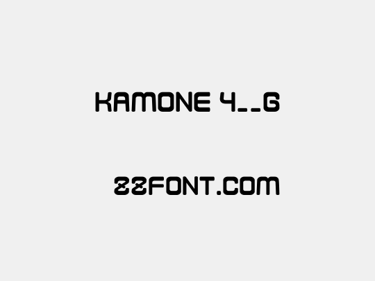 Kamone 4__G