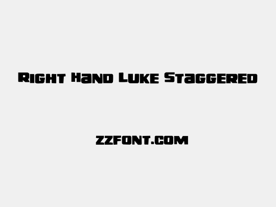 Right Hand Luke Staggered