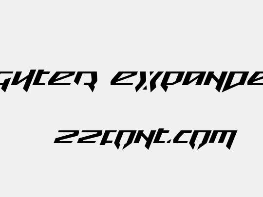 Snubfighter Expanded Italic
