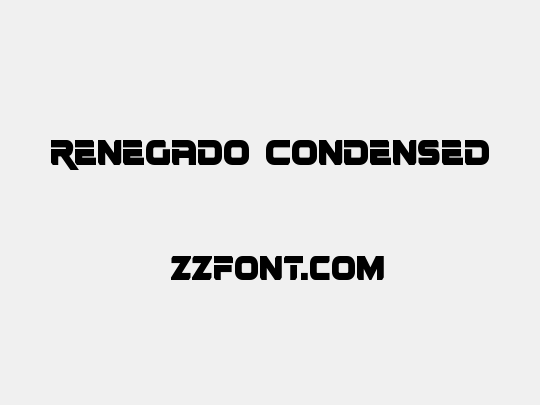 Renegado Condensed