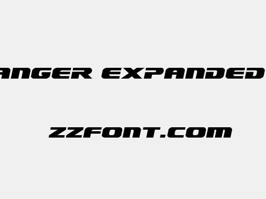 Dekaranger Expanded Italic