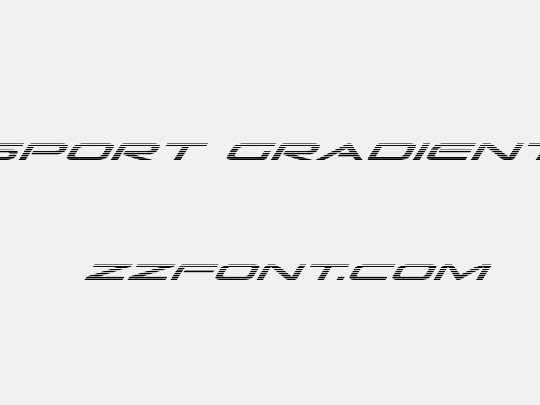 Grand Sport Gradient Italic