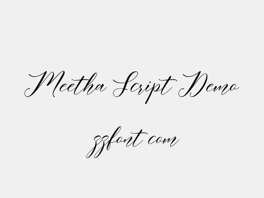 Meetha Script Demo