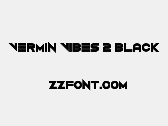 Vermin Vibes 2 Black
