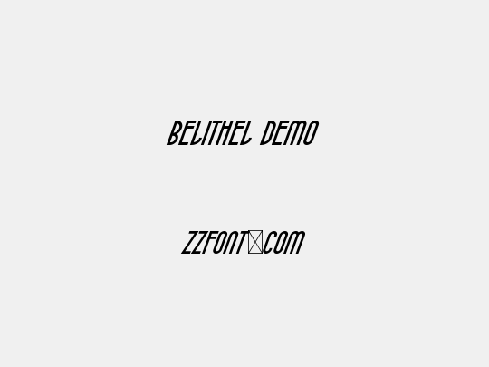Belithel Demo