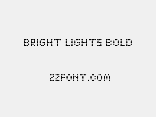 Bright Lights Bold