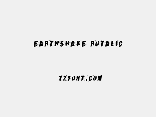 Earthshake Rotalic