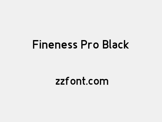 Fineness Pro Black