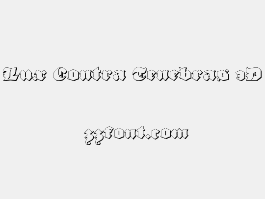 Lux Contra Tenebras 3D