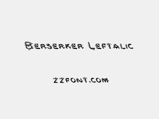 Berserker Leftalic