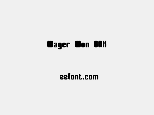 Wager Won BRK