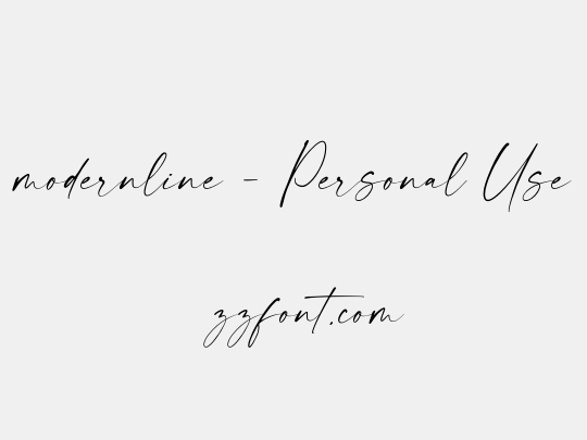 modernline - Personal Use