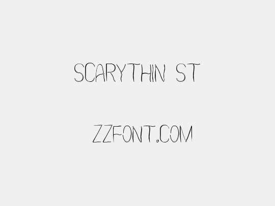 Scarythin St