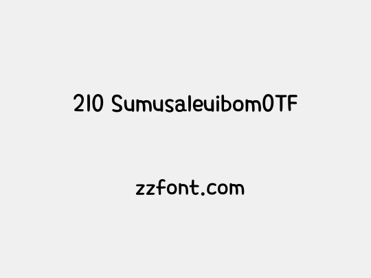 210 SumusaleuibomOTF