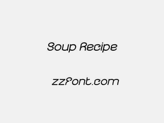 Soup Recipe