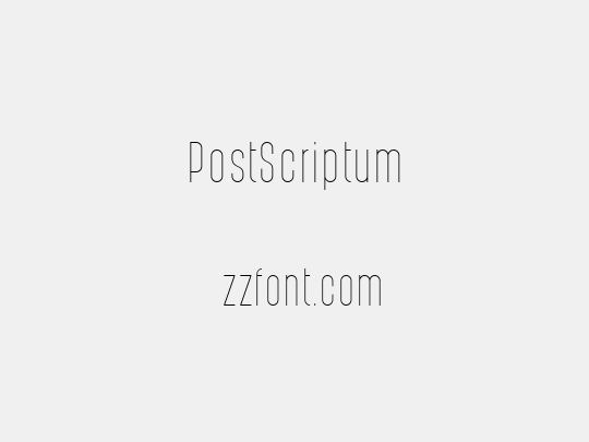 PostScriptum