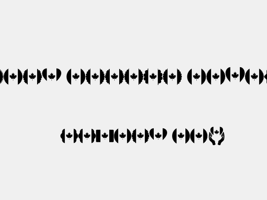 Font Canada Color