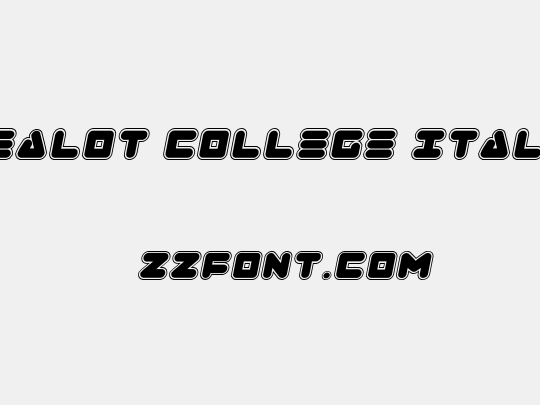 Zealot College Italic
