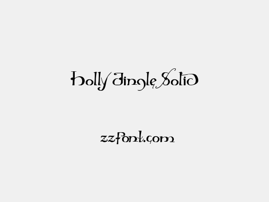 Holly Jingle Solid
