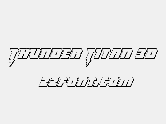 Thunder Titan 3D