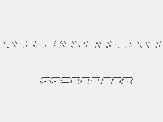 Kaylon Outline Italic