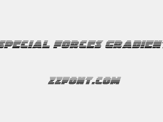 Jedi Special Forces Gradient Italic